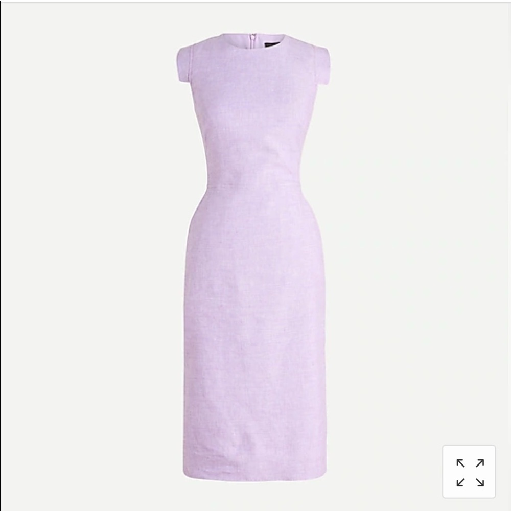 NWT J.Crew Resume Dress in Stretch Linen